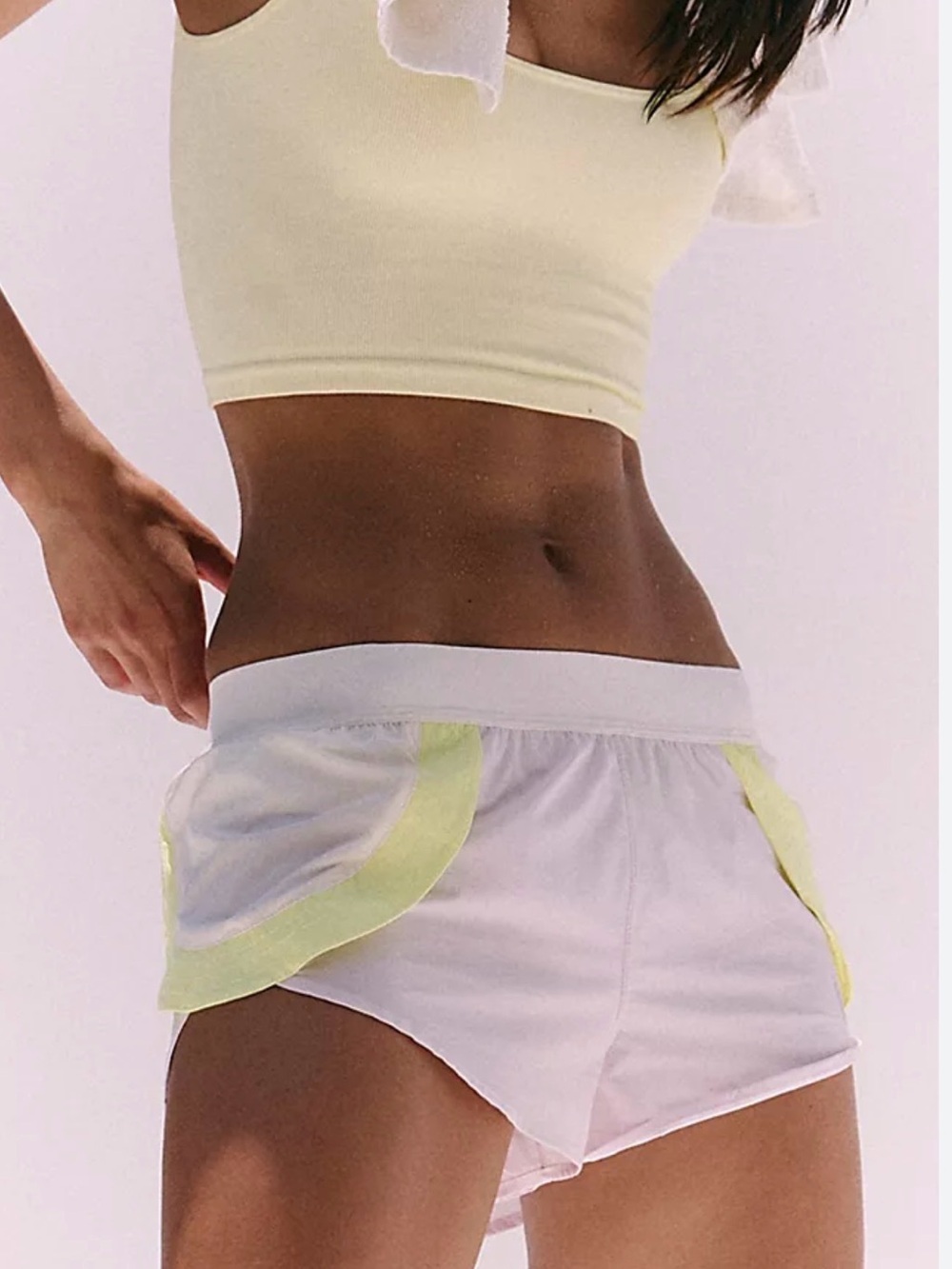 NWT Free People Lights Out Run Shorts XL Sporty Athletic